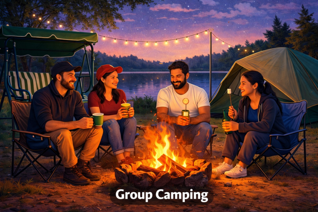group Camping image
